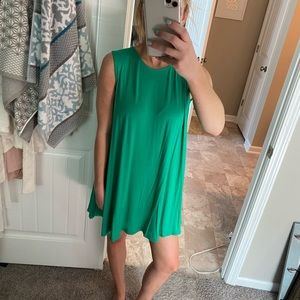 Simple Green Dress